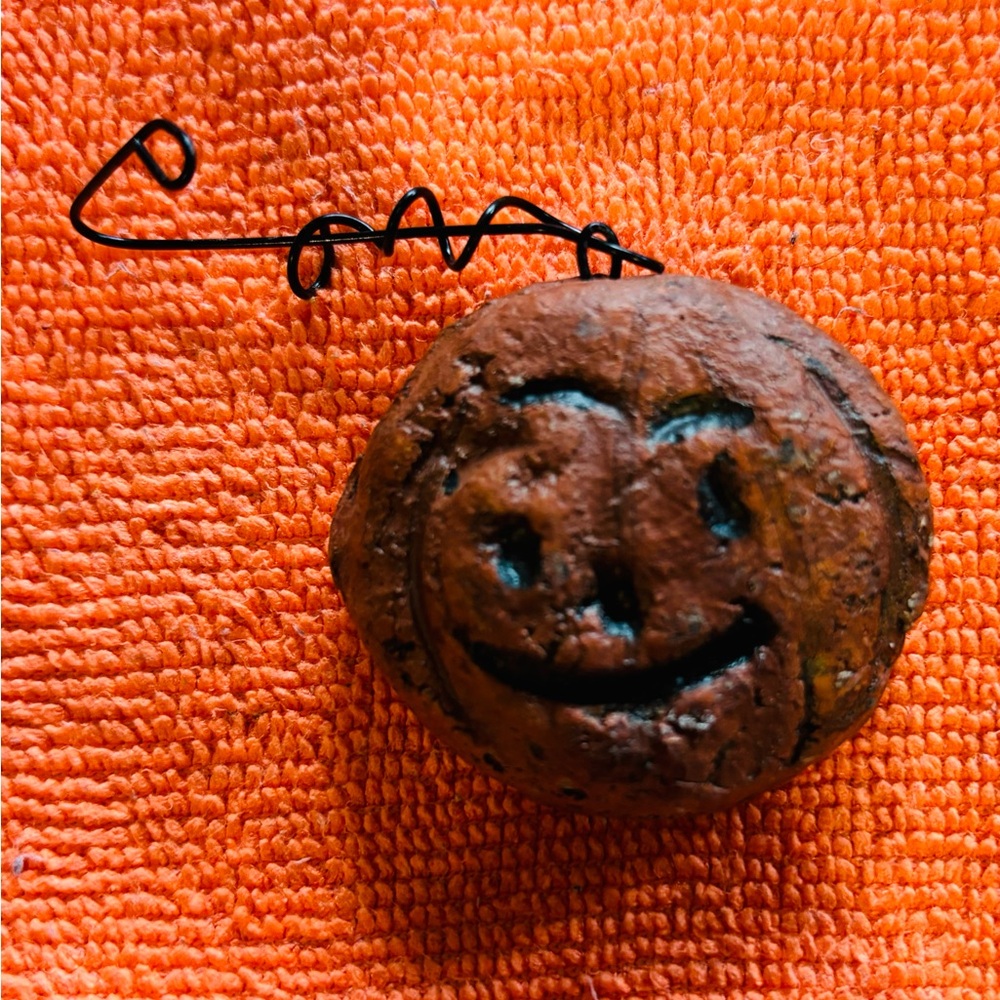 Johanna Parker Primitive by Kathy Pumpkin Halloween Ornament
